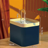 Fontaine à eau Autonome Fontaine crazylittlepets Bleu Marine USB Plug 